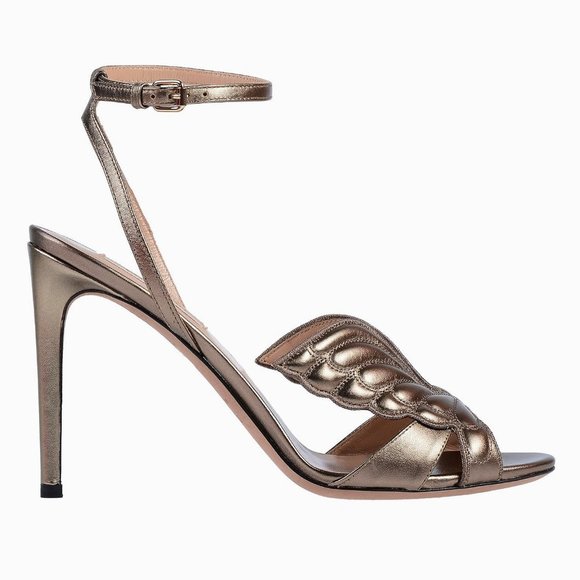 NEW Valentino Metallic Butterfly Sandals | Runway Style for Party & Events - Picture 5 of 14